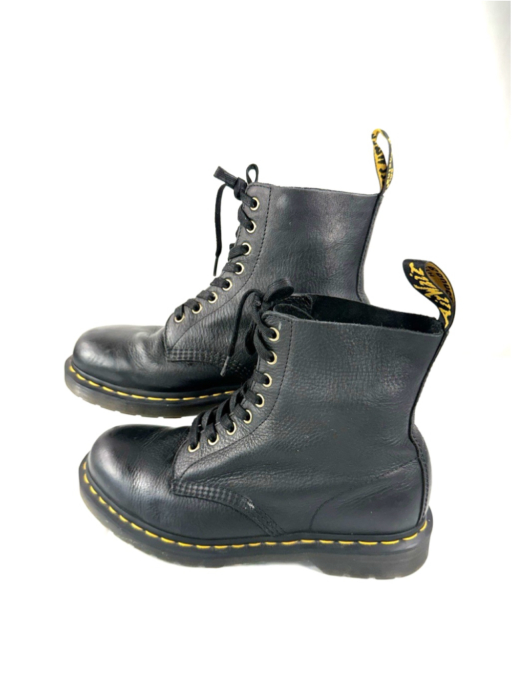 Dr. Martens 1460 Pascal Leather Boots SZ 9 Women's BLACK - Picture 5 of 15